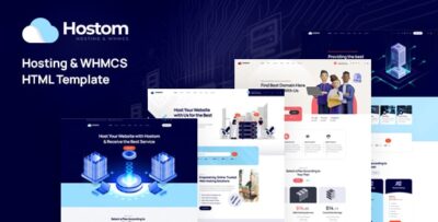 Hostom - Web Hosting & WHMCS HTML Template