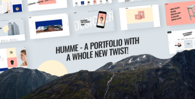 Humme - Design Portfolio Theme