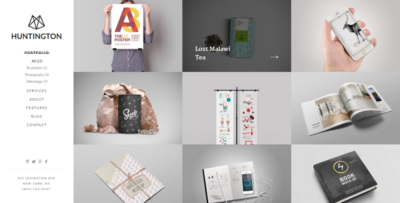 Huntington - Responsive HTML5 Portfolio Template