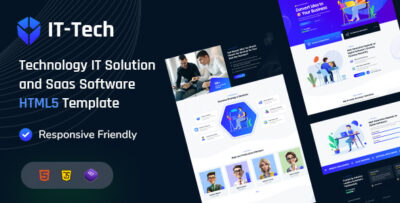 IT-Tech - Technology IT Solutions & SaaS Software HTML5 Template