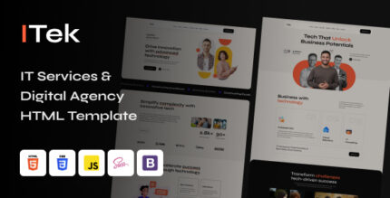 ITek - IT Services & Digital Agency HTML Template