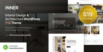 Inner - Interior Design & Architecture WordPress Theme
