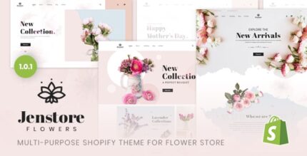 JenStore Multi-Purpose Shopify Theme for Flower Store