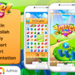 Jewel Burst - Match 3 Game Android Studio Project with AdMob Ads + Ready to Publish
