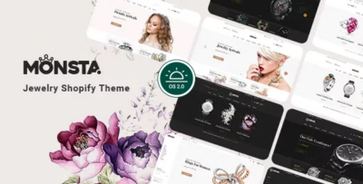 Jewelry Responsive Shopify Theme - Monsta