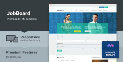 JobBoard - Responsive Job Market HTML Template