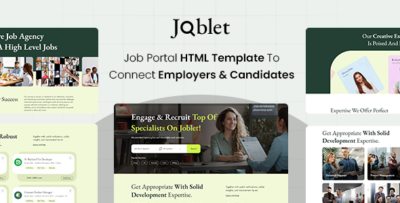 Joblet - Job Recruitment Services HTML Template