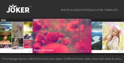 Joker - Photo & Video Portfolio HTML Template