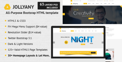 Jollyany - Corporate Multi Purpose HTML5 Template