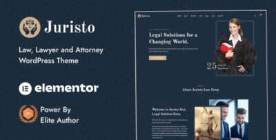 Juristo - Lawyer & Attorney WordPress Theme v1.0.1