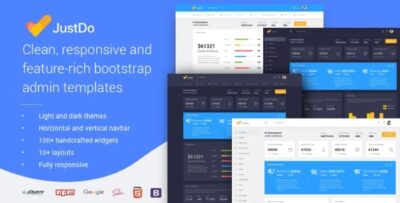 JustDo - Responsive Bootstrap Admin Template