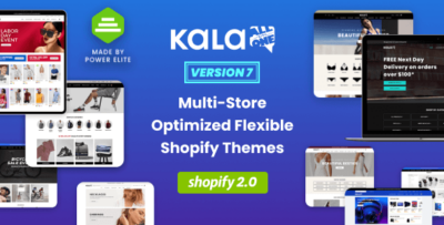 Kala Customizable Shopify OS 2.0 Theme - Flexible Sections Builder Mobile Optimized