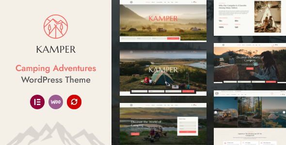 Kamper - Camping & Adventures Booking WordPress Theme Kamper - Camping & Adventures Booking WordPress Theme