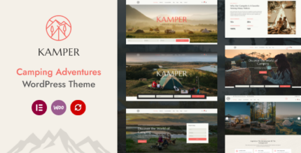 Kamper – Camping & Adventures Booking WordPress Theme