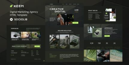 Keen - Digital Marketing Agency HTML Template