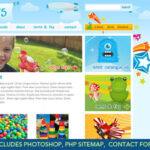 Kids Toys - 9 Page HTML Site