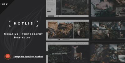 Kotlis - Responsive Photography Portfolio