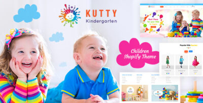 Kutty Kids Children Shop Shopify Theme