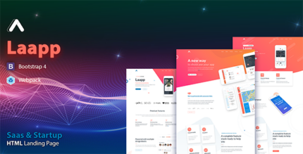 Laapp - App Landing Page