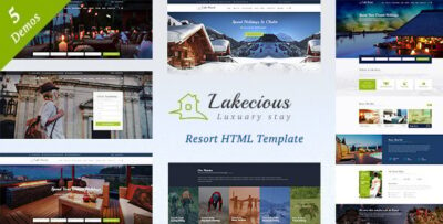 Lakecious Resort and Hotel HTML Template