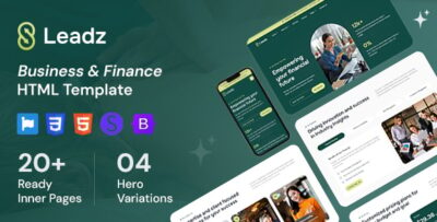 Leadz - Business & Finance HTML Template