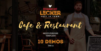 Lecker Cafe & Restaurant Template