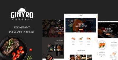 Leo Ginyro - Food Restaurant Prestashop Theme