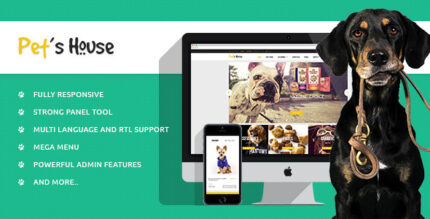 Leo Pet's House Prestashop Theme