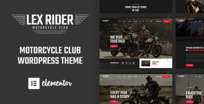 LexRider - Motorcycle Club WordPress Theme v1.6.6