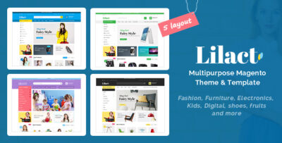 Lilac - Fashion, Apparel Store Responsive Magento Theme