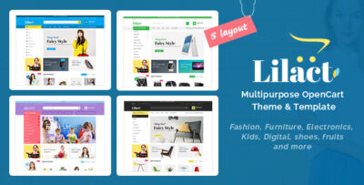 Lilac - Fashion Responsive OpenCart Theme