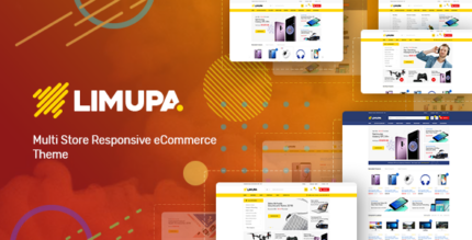 Limupa - Technology OpenCart Theme (Included Color Swatches)