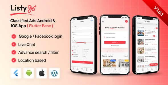 Listygo - Directory Android & iOS App Listygo - Directory Android & iOS App