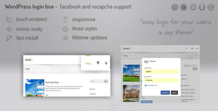 Login Lightbox Wordpress - Easy Login Register With Facebook, Buddypress