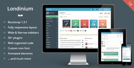 Londinium - responsive bootstrap 3 admin template