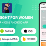 Lose Weight for Women - Flutter Android & iOS Full App + Firestore Database + 47 Languages