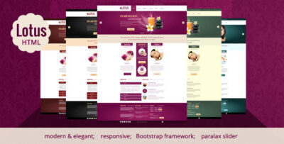 Lotus - Spa & Wellness HTML Responsive Template