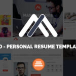 MD - Responsive Personal Resume & Portfolio Template