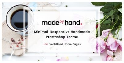 Made By Hand - Minimal Handmade Prestashop Theme