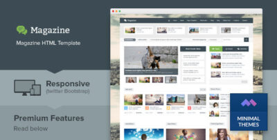 Magazine - Responsive Multipurpose HTML Template