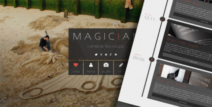 Magician - Responsive Parallax Template