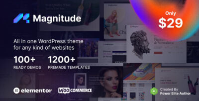 Magnitude - Multi-Purpose Elementor Website & eCommerce Builder WordPress Theme v1.0.1