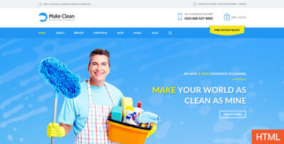 Make Clean - Responsive HTML Template