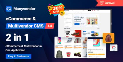 Manyvendor - eCommerce & Multivendor CMS