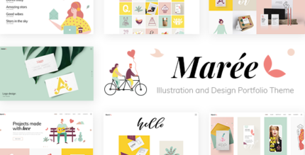 Marée - Illustration and Design Portfolio Theme