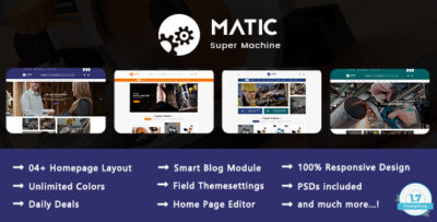 Matic - Super Machine PrestaShop Theme