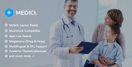 Medici - Medical Pharmacy and Healthcare Clinic PrestaShop Theme