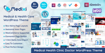 Medixi - Doctor & Medical Care WordPress Theme