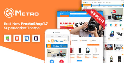 Metro - Multipurpose Responsive MarketPlace PrestaShop 1.7 Theme