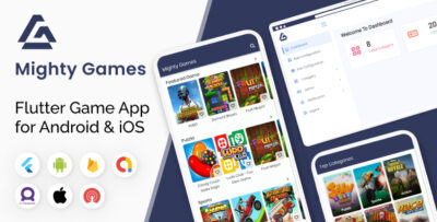 MightyGame - Flutter All in One Game App